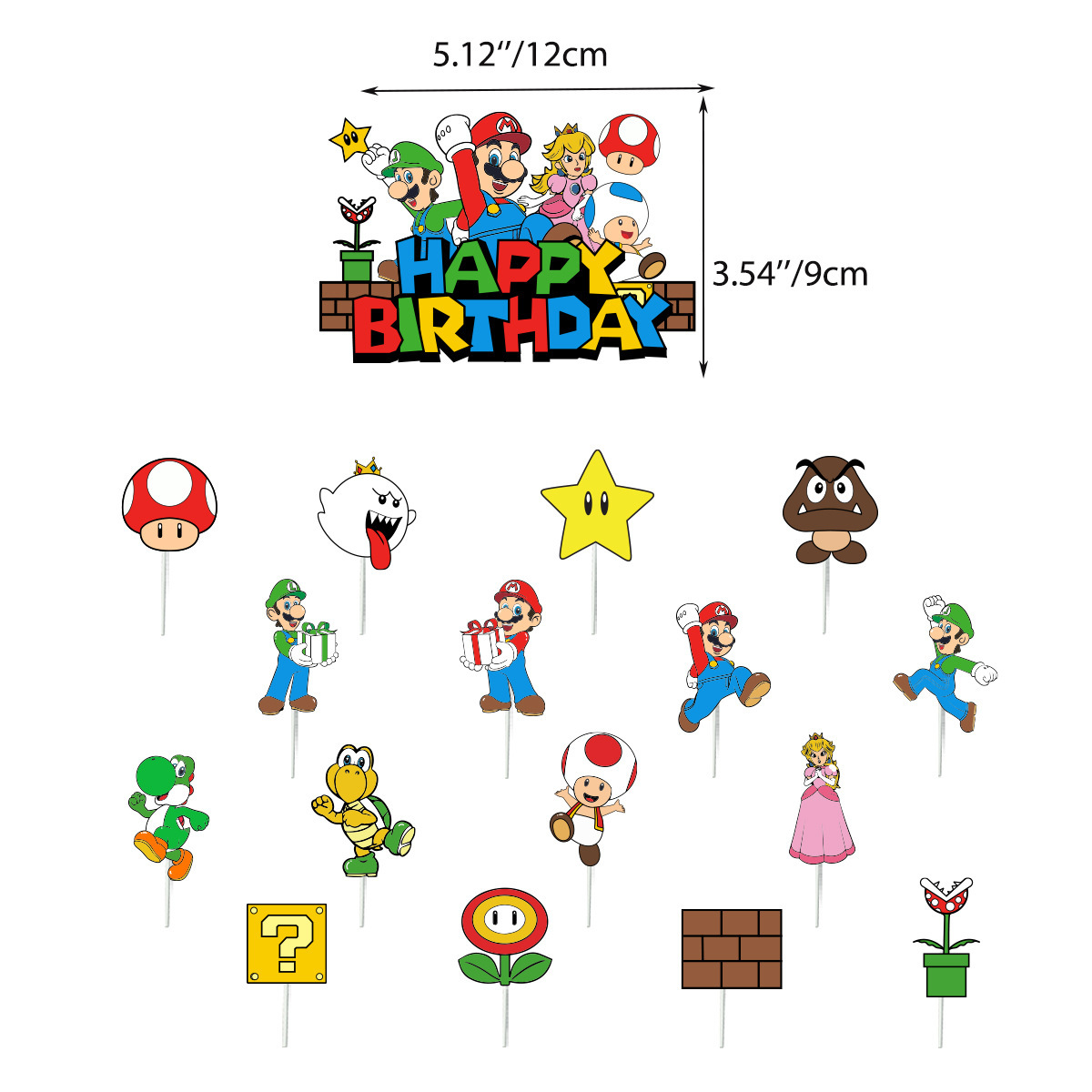Balon Mary Mario Kek Bayrağı B - Holiday Candle Set incelemesi ve fiyatı