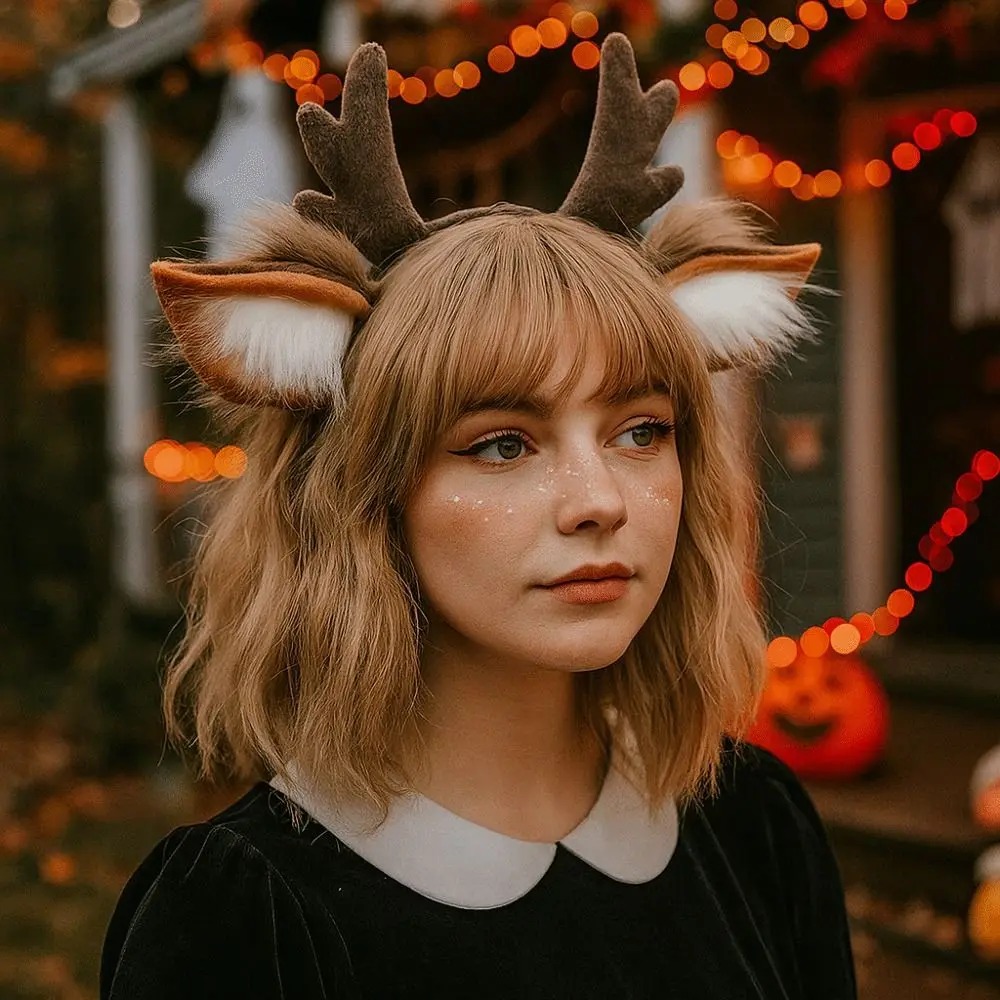 Kabarık Geyik Kulakları Ren Ge - Reindeer Antlers Headband incelemesi ve fiyatı