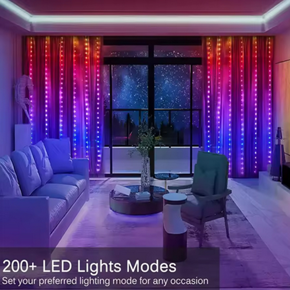 3 M RGB Akıllı LED Perde Işıkl - Christmas Lights Outdoor incelemesi ve fiyatı