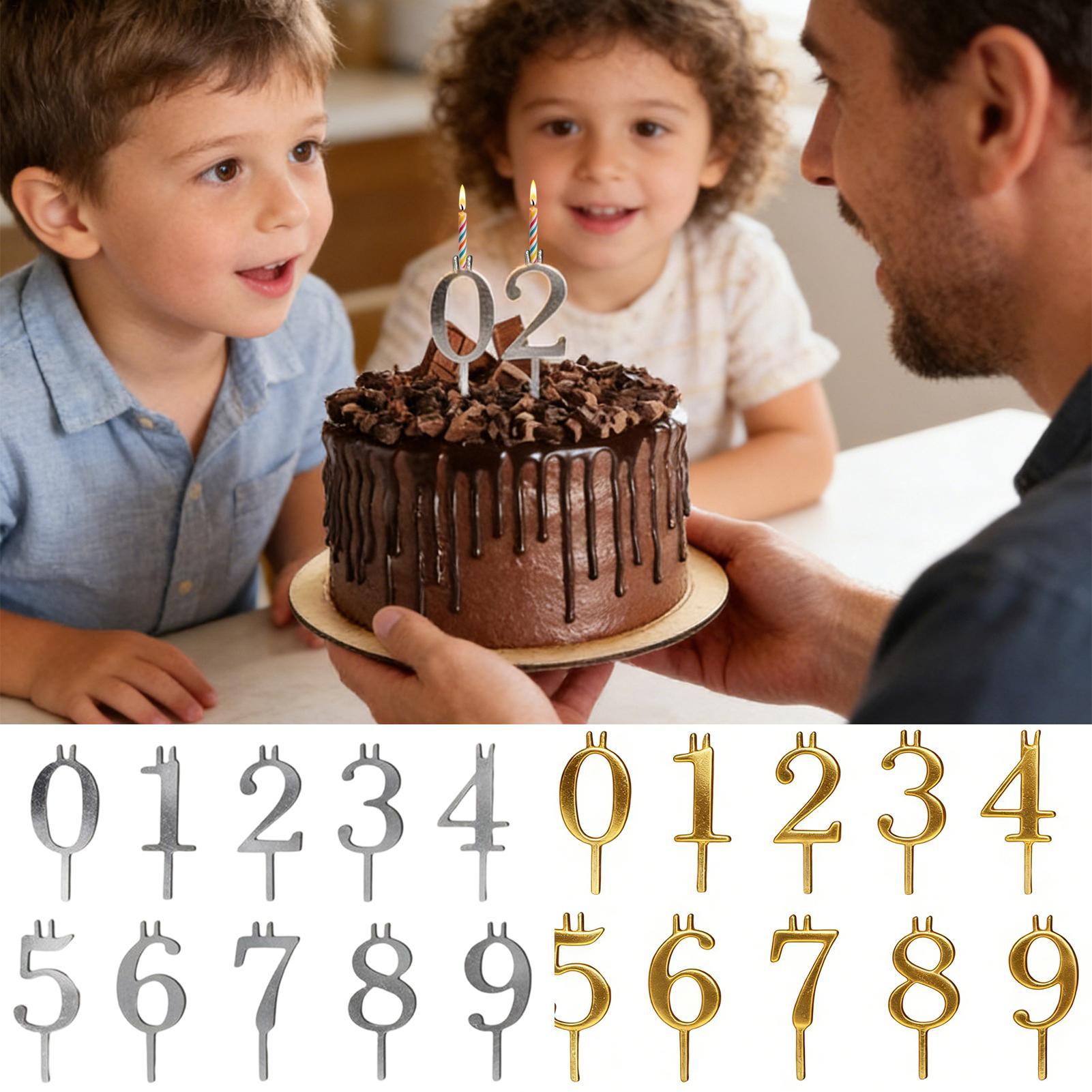 10 adet 0-9 Numaralı Pasta Süs - Holiday Candle Set incelemesi ve fiyatı